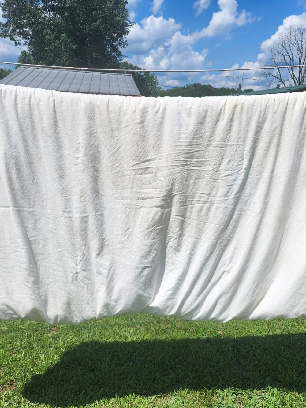 Moss & Willow full/queen  size mini marshmellow comforter off white  78